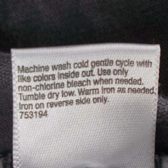 St. John's Bay Gray Straight Leg Corduroy Pants Sz 14 - Picture 8 of 8